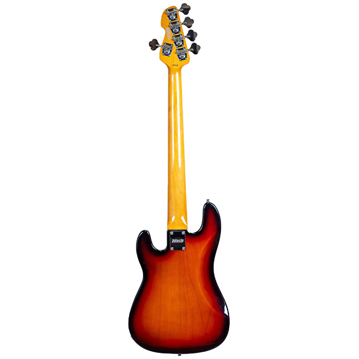 Markbass MB GV 5 Gloxy Serisi Akçaağaç Klavye 3-Ton Sunburst 5 Telli Bas Gitar